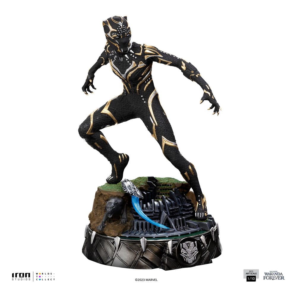 SU ORDINAZIONE Marvel Art Scale Statue 1/10 Wakanda Forever Black Panther 21 cm
