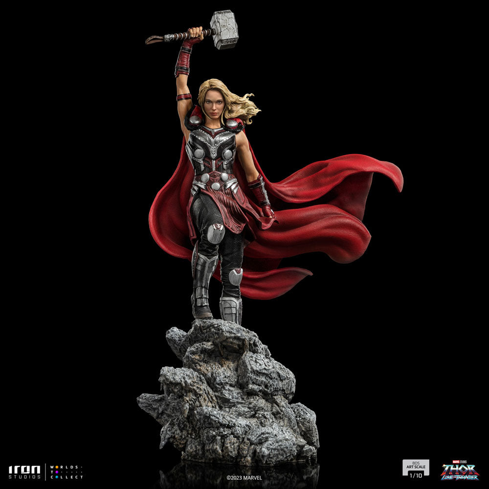PREORDINE CHIUSO Thor: Love and Thunder BDS Art Scale Statue 1/10 Mighty Thor Jane Foster 29 cm