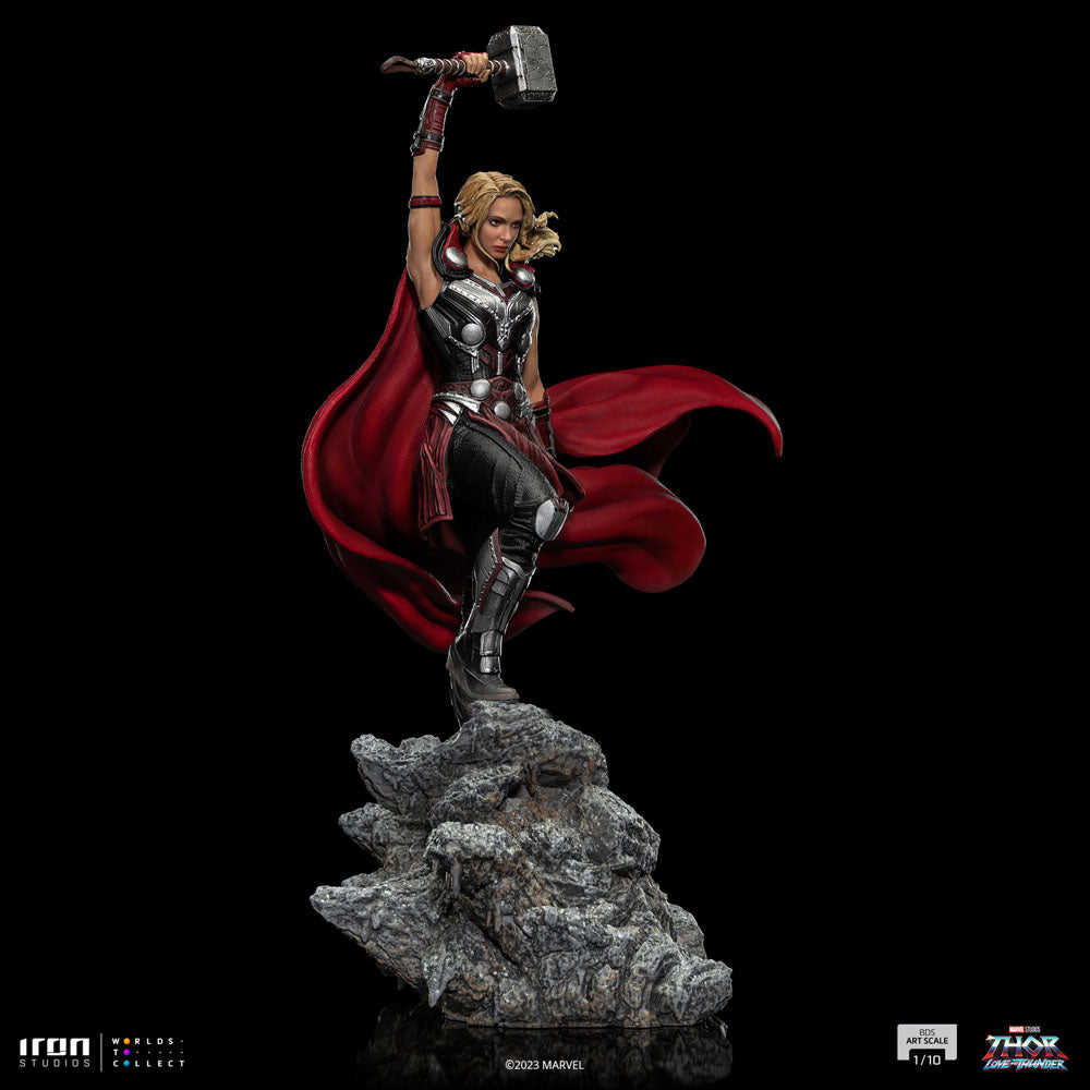 PREORDINE CHIUSO Thor: Love and Thunder BDS Art Scale Statue 1/10 Mighty Thor Jane Foster 29 cm
