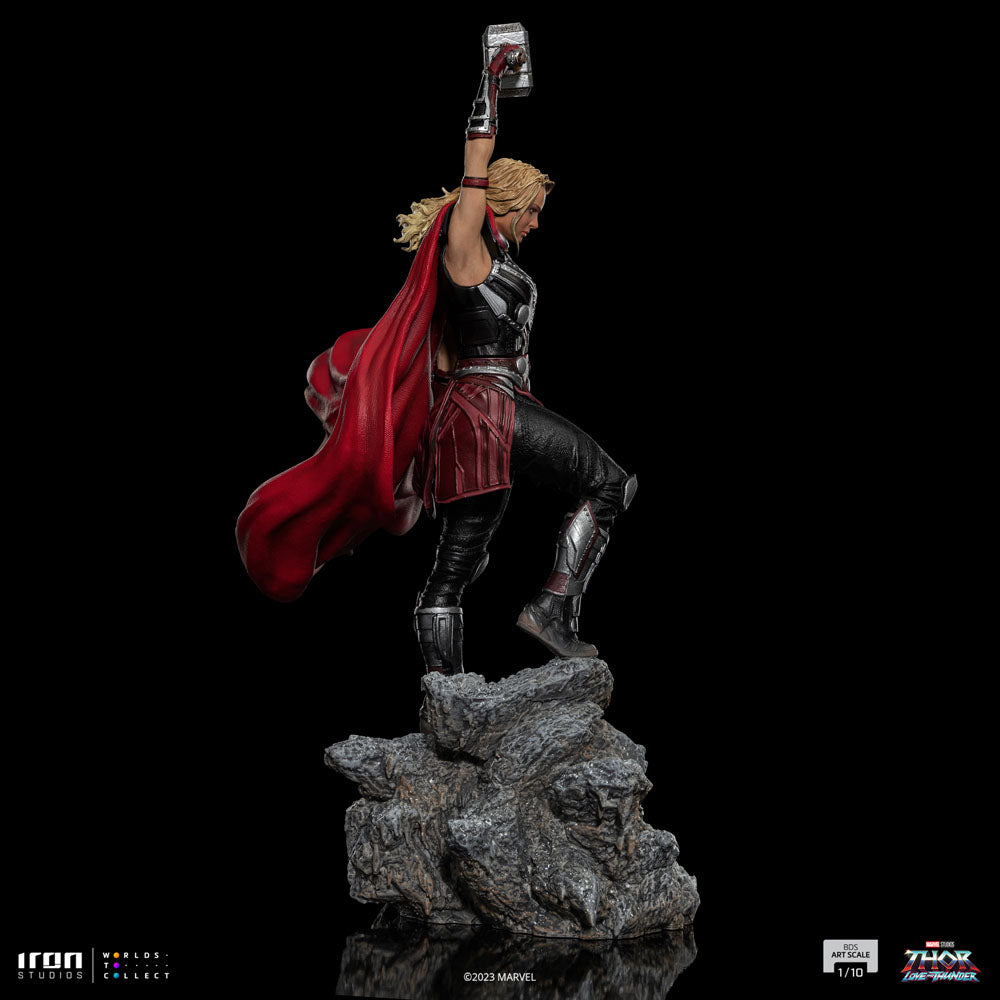 PREORDINE CHIUSO Thor: Love and Thunder BDS Art Scale Statue 1/10 Mighty Thor Jane Foster 29 cm
