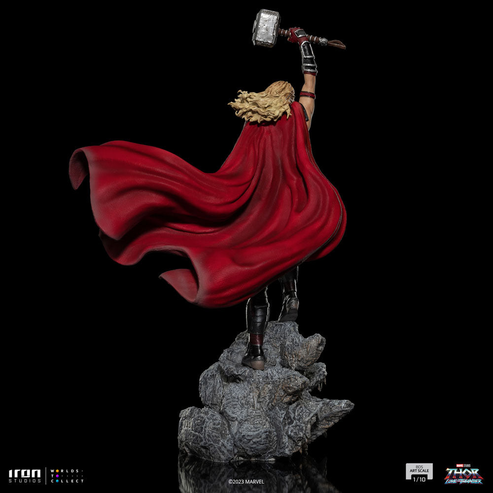 PREORDINE CHIUSO Thor: Love and Thunder BDS Art Scale Statue 1/10 Mighty Thor Jane Foster 29 cm