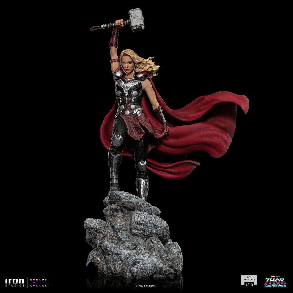 PREORDINE CHIUSO Thor: Love and Thunder BDS Art Scale Statue 1/10 Mighty Thor Jane Foster 29 cm