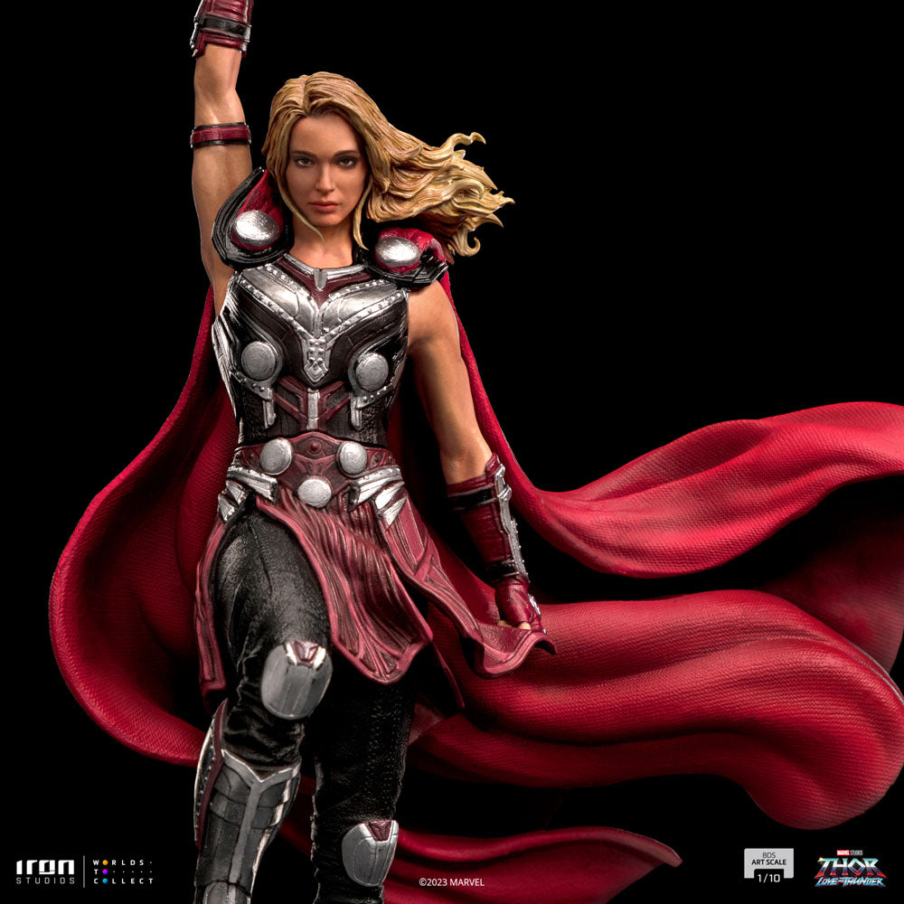 PREORDINE CHIUSO Thor: Love and Thunder BDS Art Scale Statue 1/10 Mighty Thor Jane Foster 29 cm