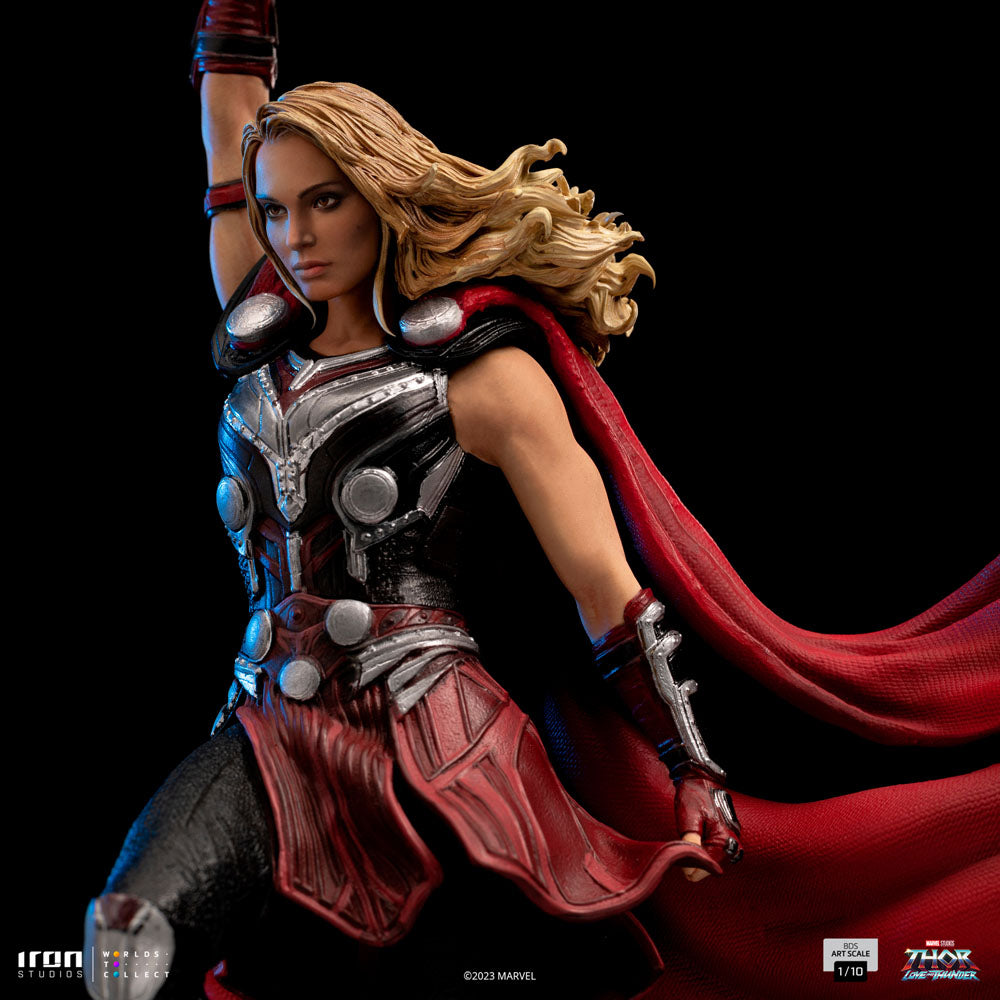 PREORDINE CHIUSO Thor: Love and Thunder BDS Art Scale Statue 1/10 Mighty Thor Jane Foster 29 cm