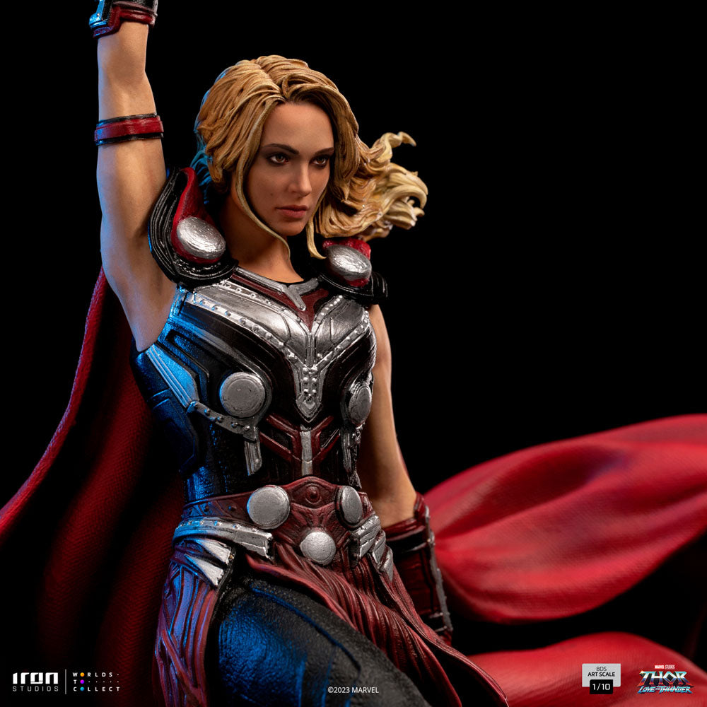 PREORDINE CHIUSO Thor: Love and Thunder BDS Art Scale Statue 1/10 Mighty Thor Jane Foster 29 cm