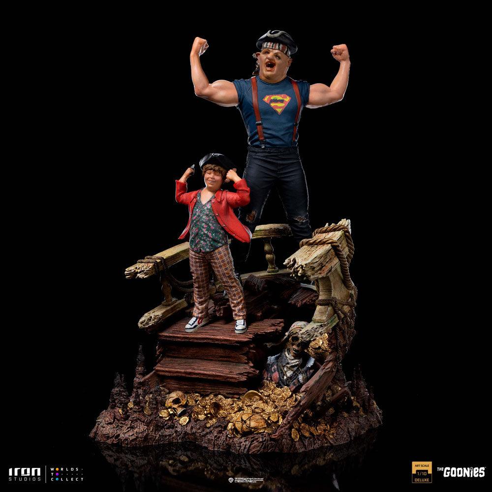 PREORDINE CHIUSO The Goonies Deluxe Art Scale Statue 1/10 Sloth and Chunk 30 cm
