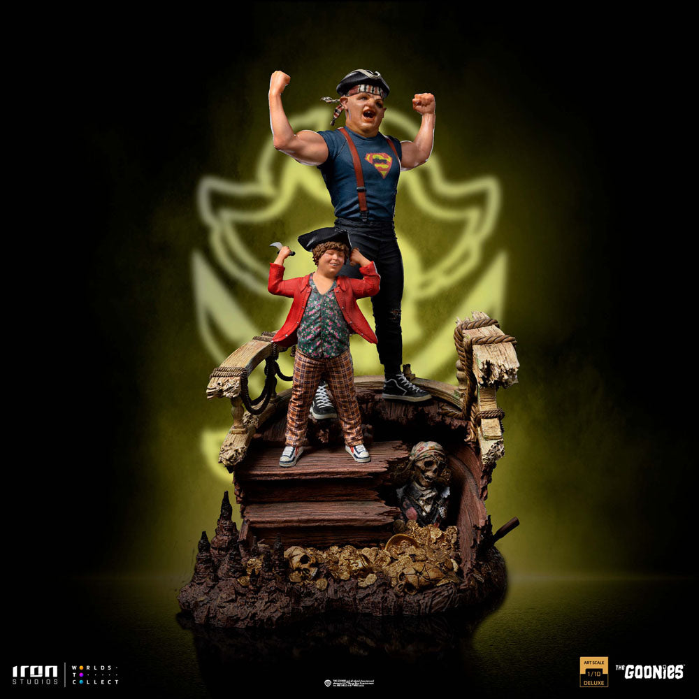 PREORDINE CHIUSO The Goonies Deluxe Art Scale Statue 1/10 Sloth and Chunk 30 cm