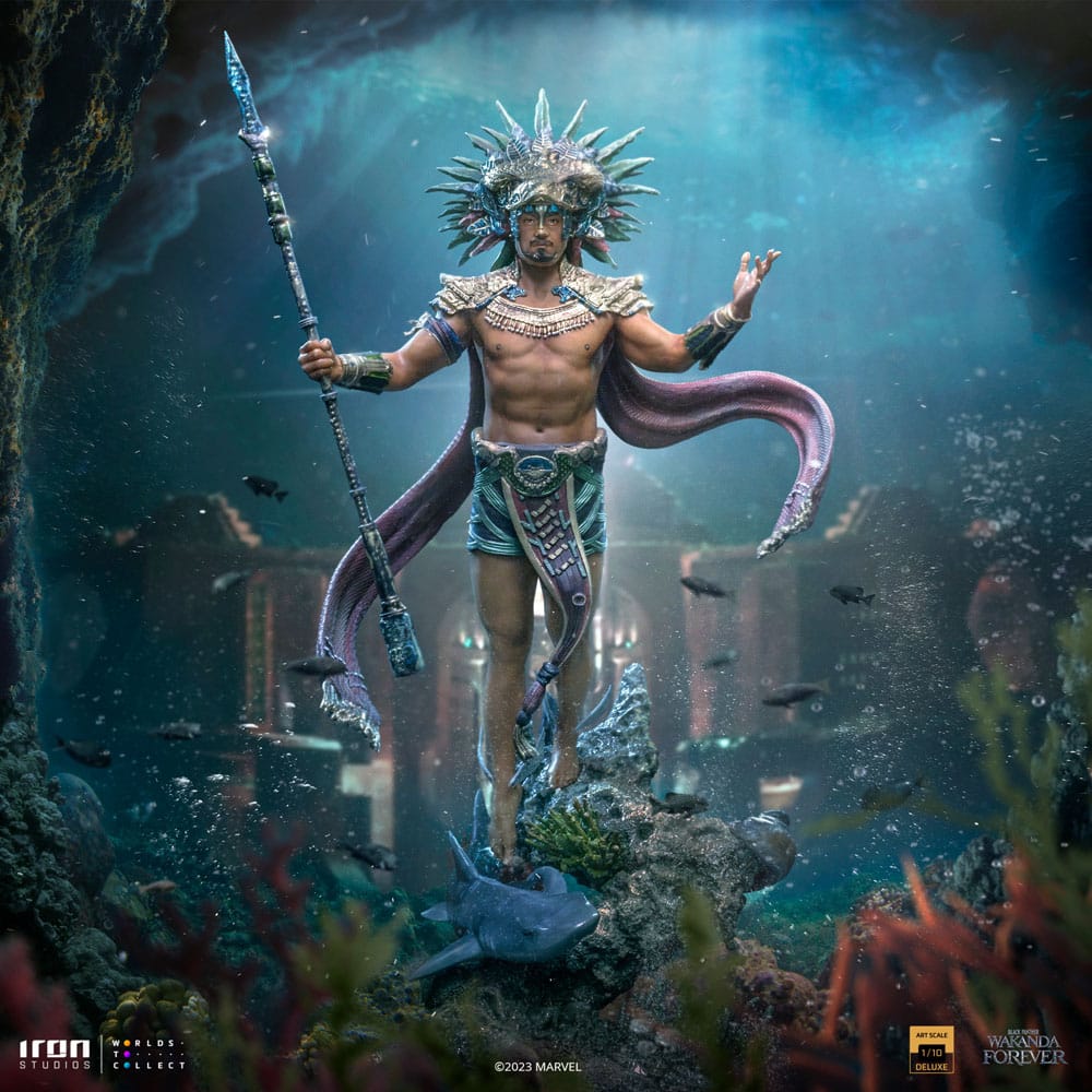 PREORDINE ESAURITO Black Panther: Wakanda Forever Deluxe Art Scale Statue 1/10 King Namor 27 cm