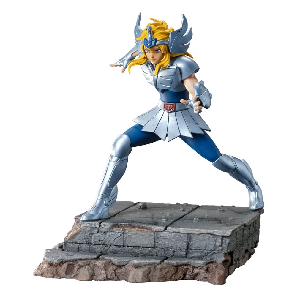 PREORDINE+ 01/2027 Saint Seiya Scale Statue 1/10 Cygnus Hyoga 19 cm