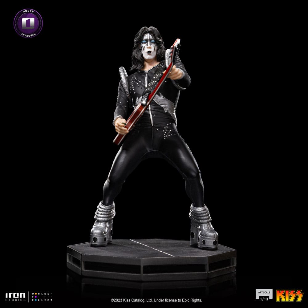 PREORDINE ESAURITO Kiss Art Scale Statue 1/10 Paul Frehley 19 cm