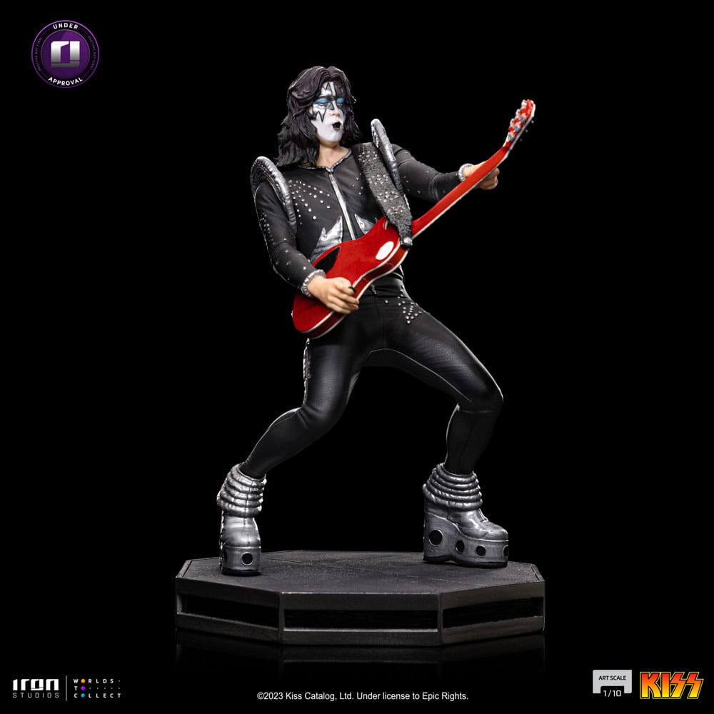 PREORDINE ESAURITO Kiss Art Scale Statue 1/10 Paul Frehley 19 cm