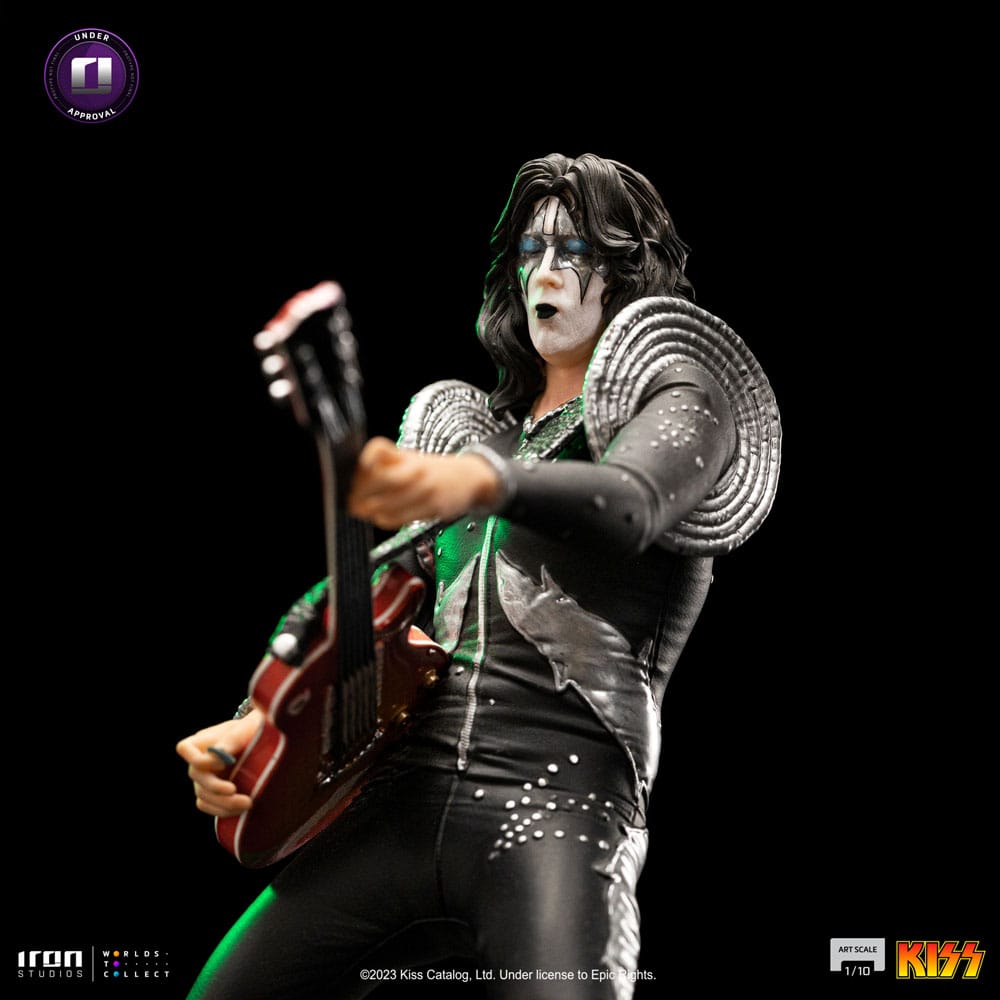 PREORDINE ESAURITO Kiss Art Scale Statue 1/10 Paul Frehley 19 cm