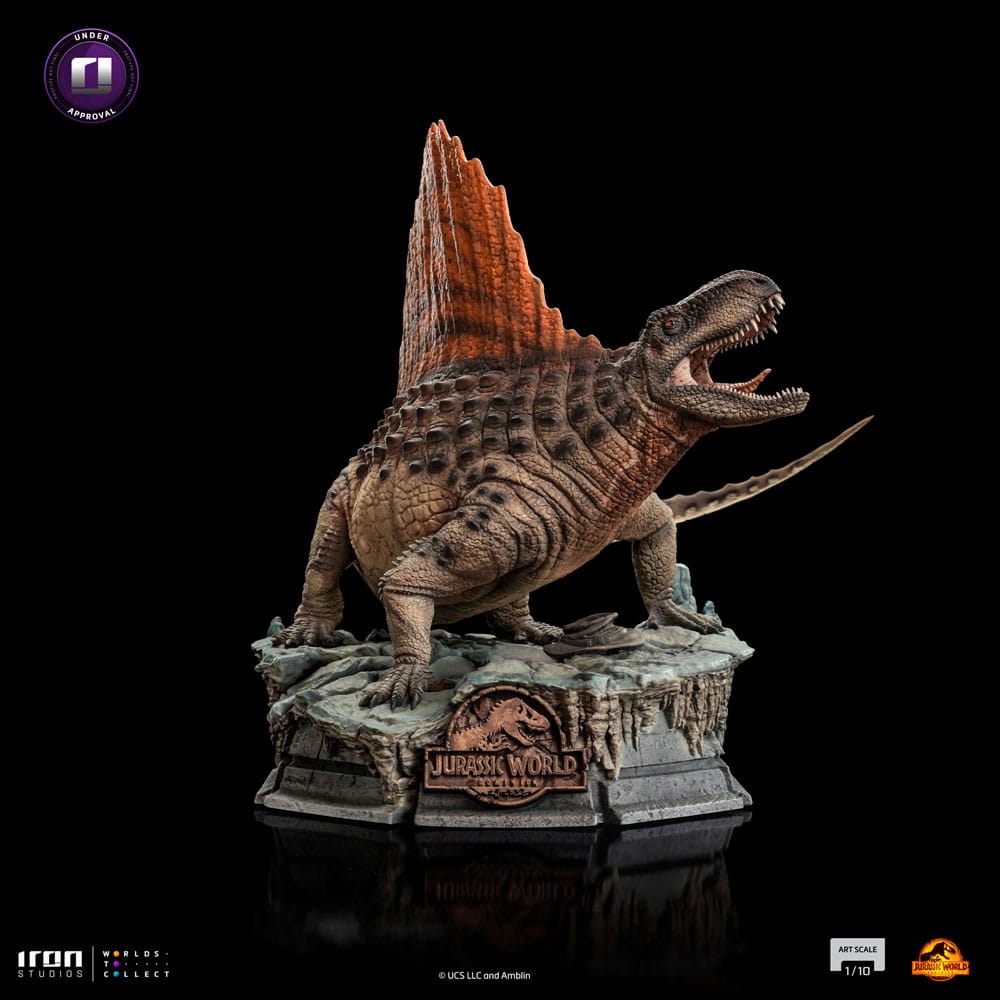 PREORDINE ESAURITO Jurassic World Art Scale Statue 1/10 Dimetrodon 19 cm