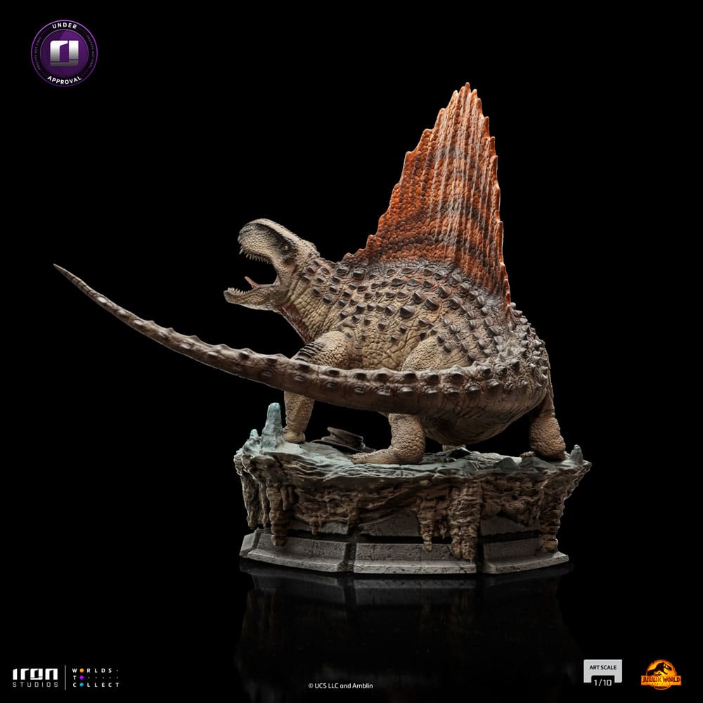 PREORDINE ESAURITO Jurassic World Art Scale Statue 1/10 Dimetrodon 19 cm