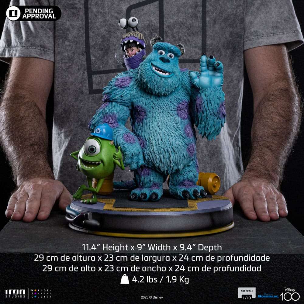 PREORDINE ESAURITO Monsters, Inc. Scale Statue 1/10 James P. Sullivan, Mike Wazowski 29 cm