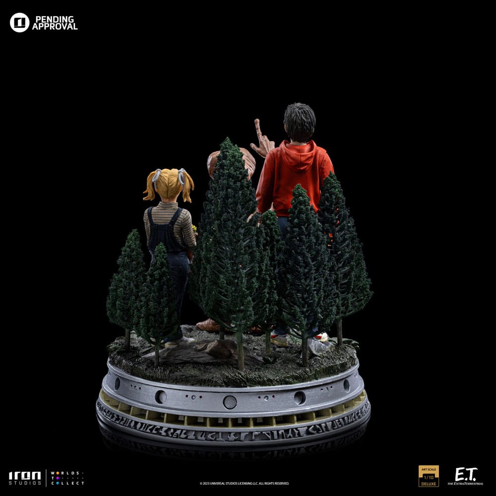 PREORDINE ESAURITO E.T. The Extra-Terrestrial Deluxe Art Scale Statue 1/10 E.T., Elliot and Gertie 19 cm