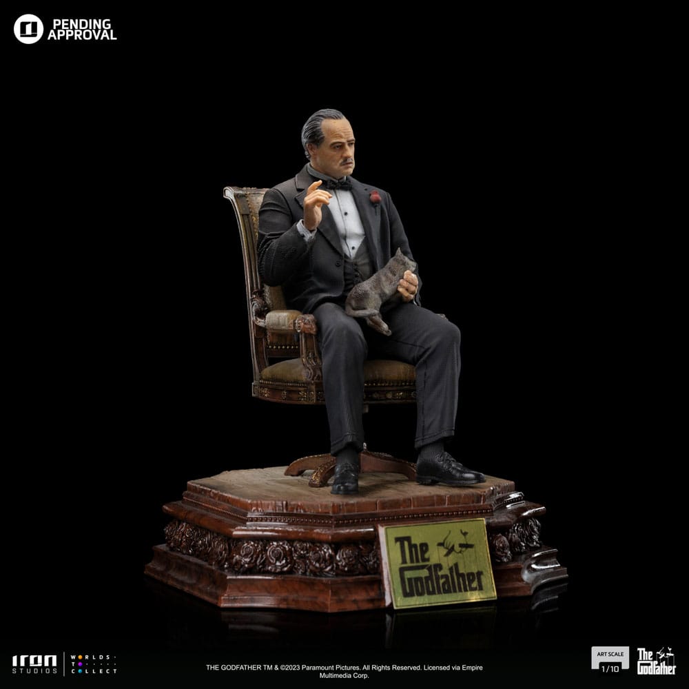 🧪 LAB | PREORDINE+ 01/2027 The Godfather Scale Statue 1/10 Don Vito Corelione 19 cm