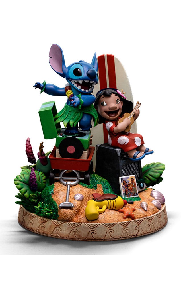 MADE TO ORDER Lilo &amp; Stitch Deluxe Art Scale Statue 1/10 Lilo &amp; Stitch 20 cm