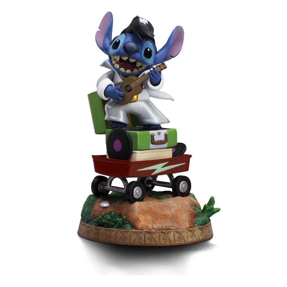 Lilo &amp; Stitch-Statue im Maßstab 1:10 (17 cm) – Kunstmaßstab 1:10 – Stitch, König des Rock