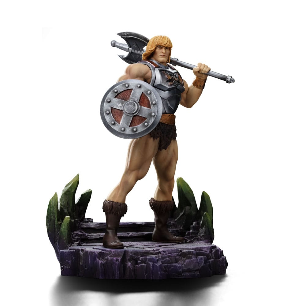 🧪 LAB | SU ORDINAZIONE Masters of the Universe Art Scale Statue 1/10 He-Man Battle Armor Version heo Exclusive 23 cm   