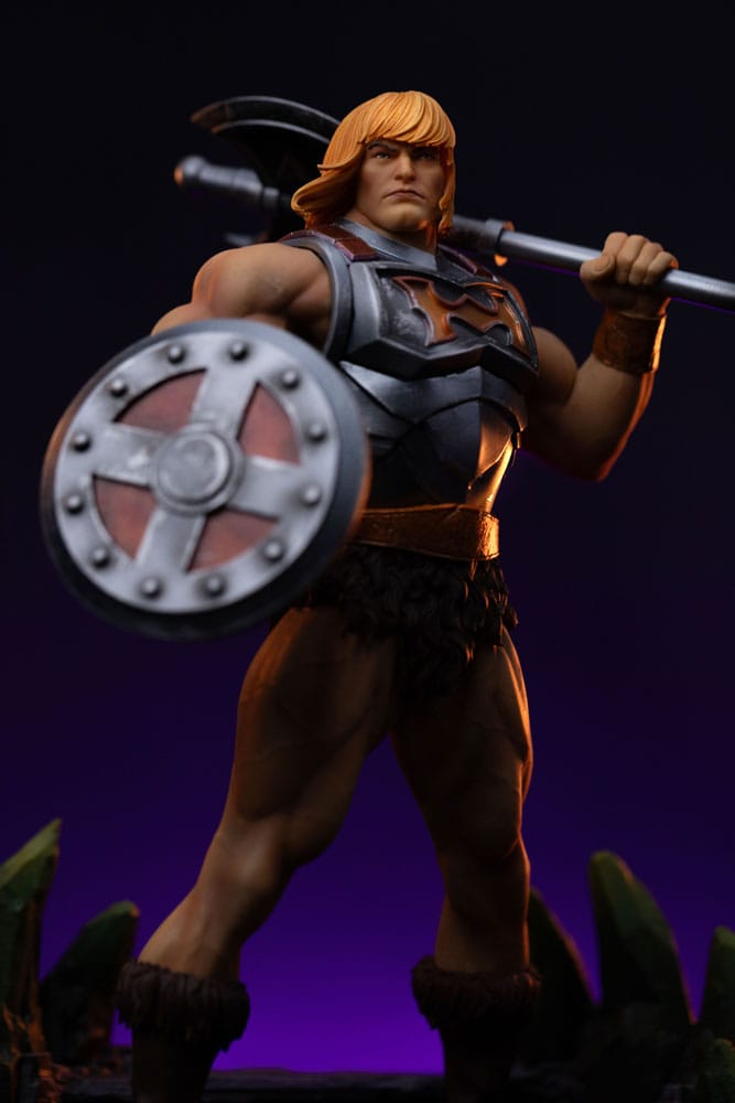 🧪 LAB | SU ORDINAZIONE Masters of the Universe Art Scale Statue 1/10 He-Man Battle Armor Version heo Exclusive 23 cm   