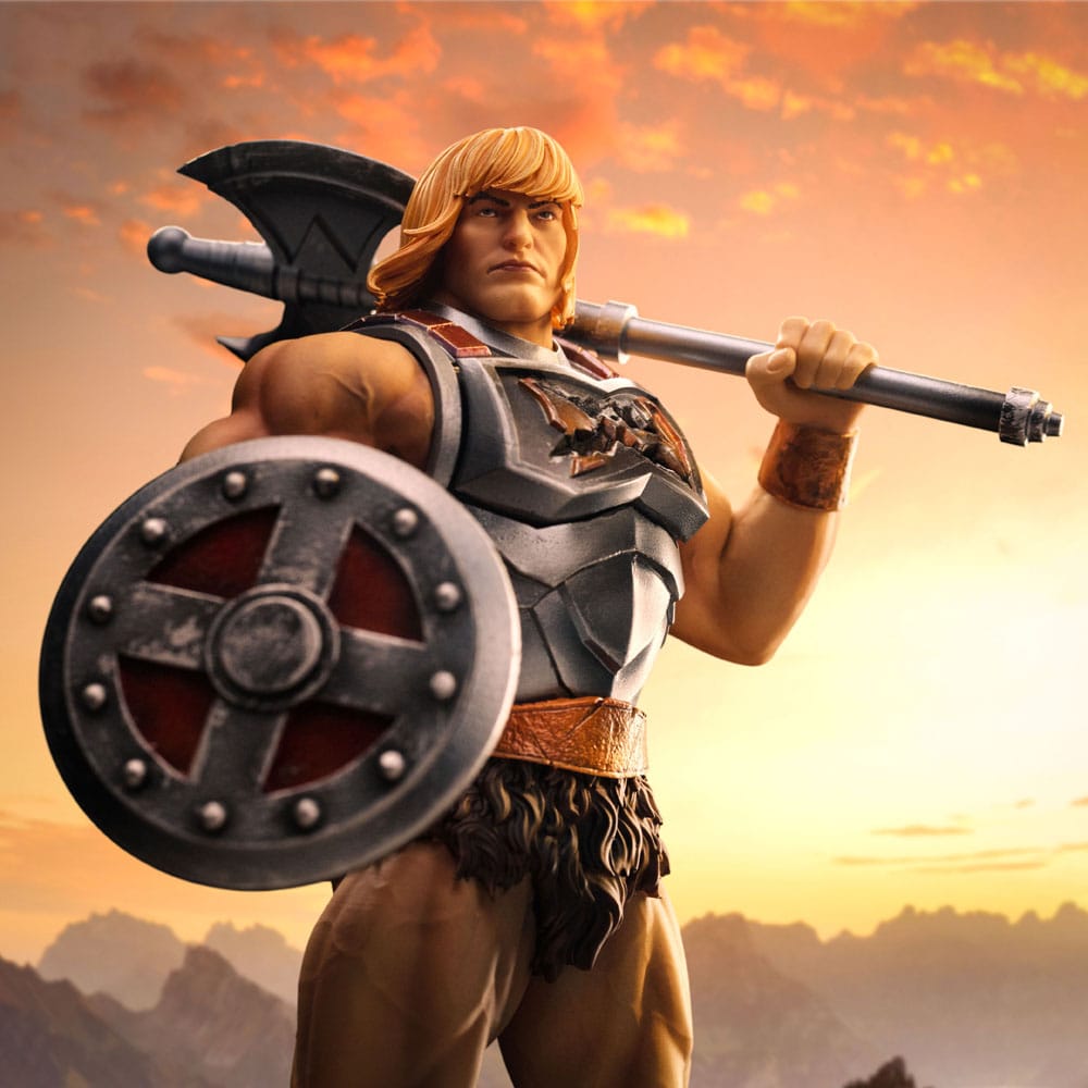 🧪 LAB | SU ORDINAZIONE Masters of the Universe Art Scale Statue 1/10 He-Man Battle Armor Version heo Exclusive 23 cm   