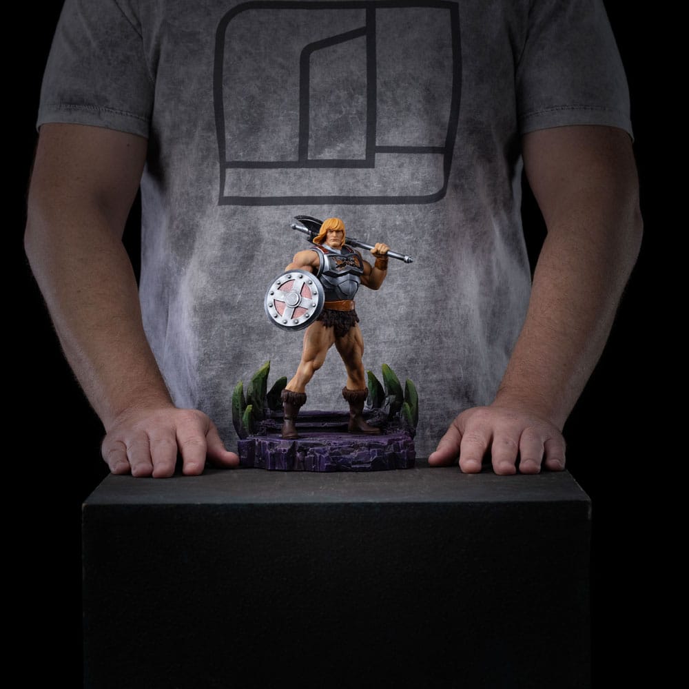 🧪 LAB | SU ORDINAZIONE Masters of the Universe Art Scale Statue 1/10 He-Man Battle Armor Version heo Exclusive 23 cm   