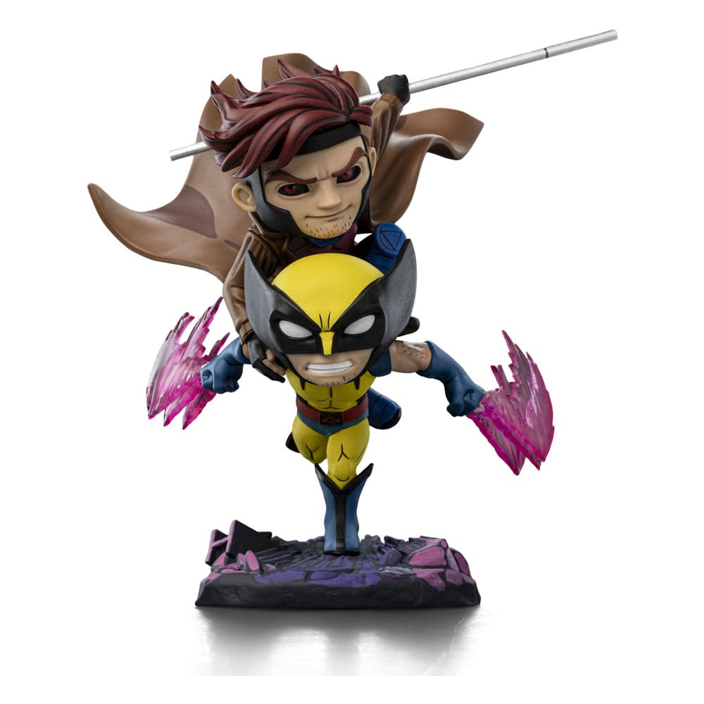 SU ORDINAZIONE X-Men 97 Mini Co. PVC Figure Gambit and Wolverine 23 cm
