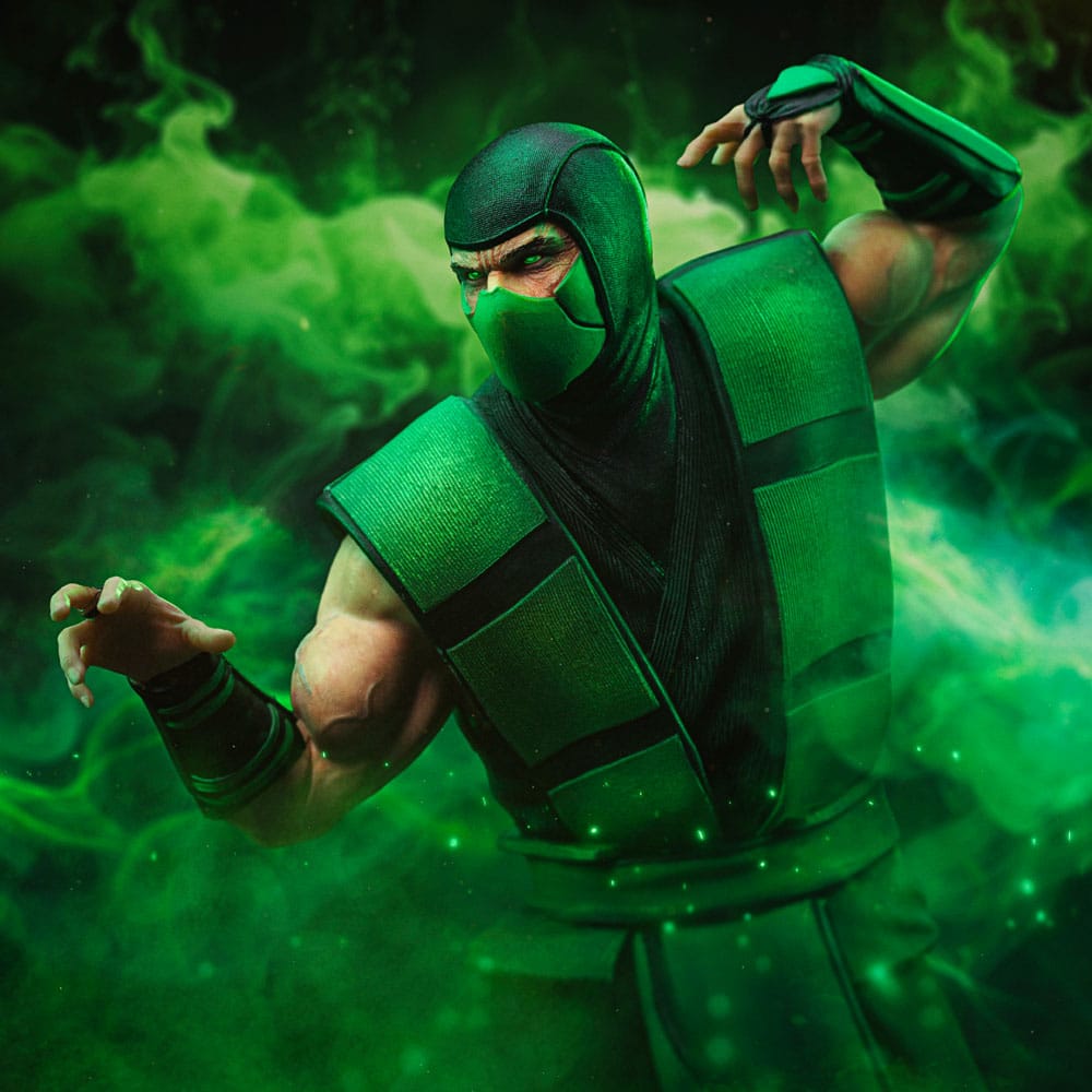 🧪 LAB | SU ORDINAZIONE Mortal Kombat Art Scale Statue 1/10 Reptile 20 cm