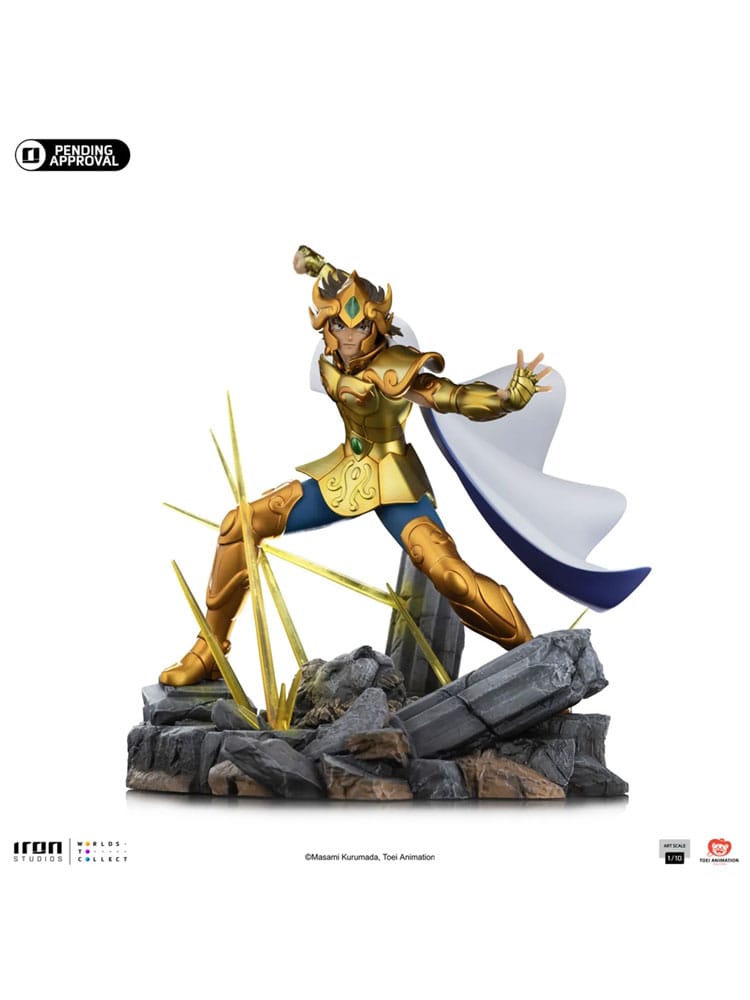 PREORDINE 12/2025 Saint Seiya Art Scale Statue 1/10 Leo Aiolia 24 cm   (PREORDINE NON CANCELLABILE)