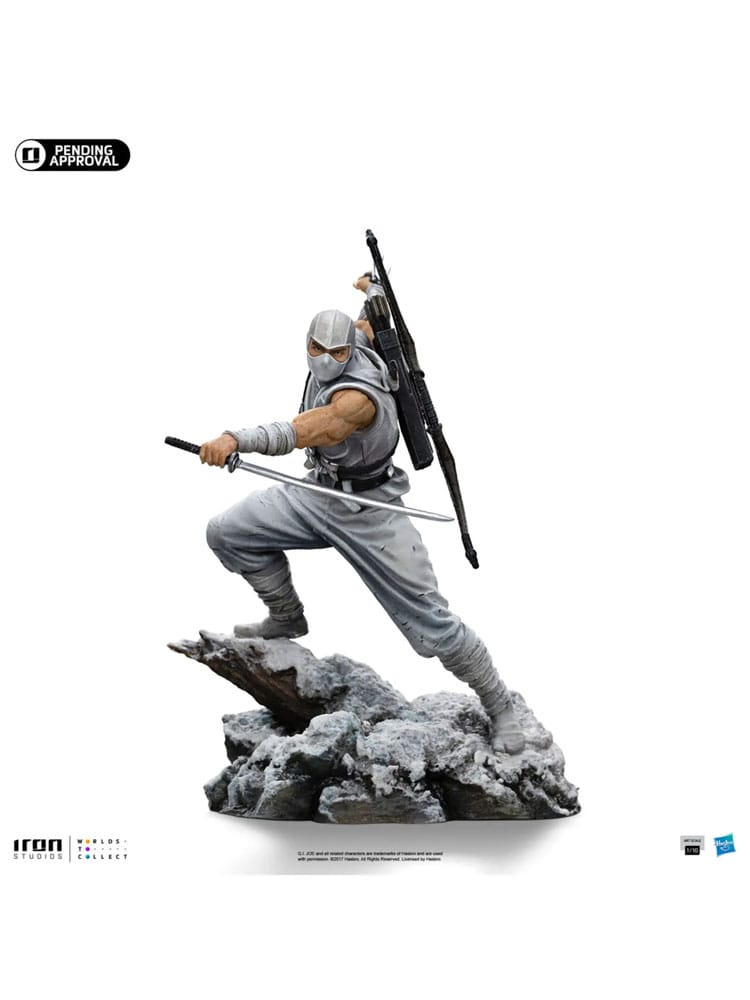 🧪 LAB | SU ORDINAZIONE GI Joe Art Scale Statue 1/10 Storm Shadow 23 cm               