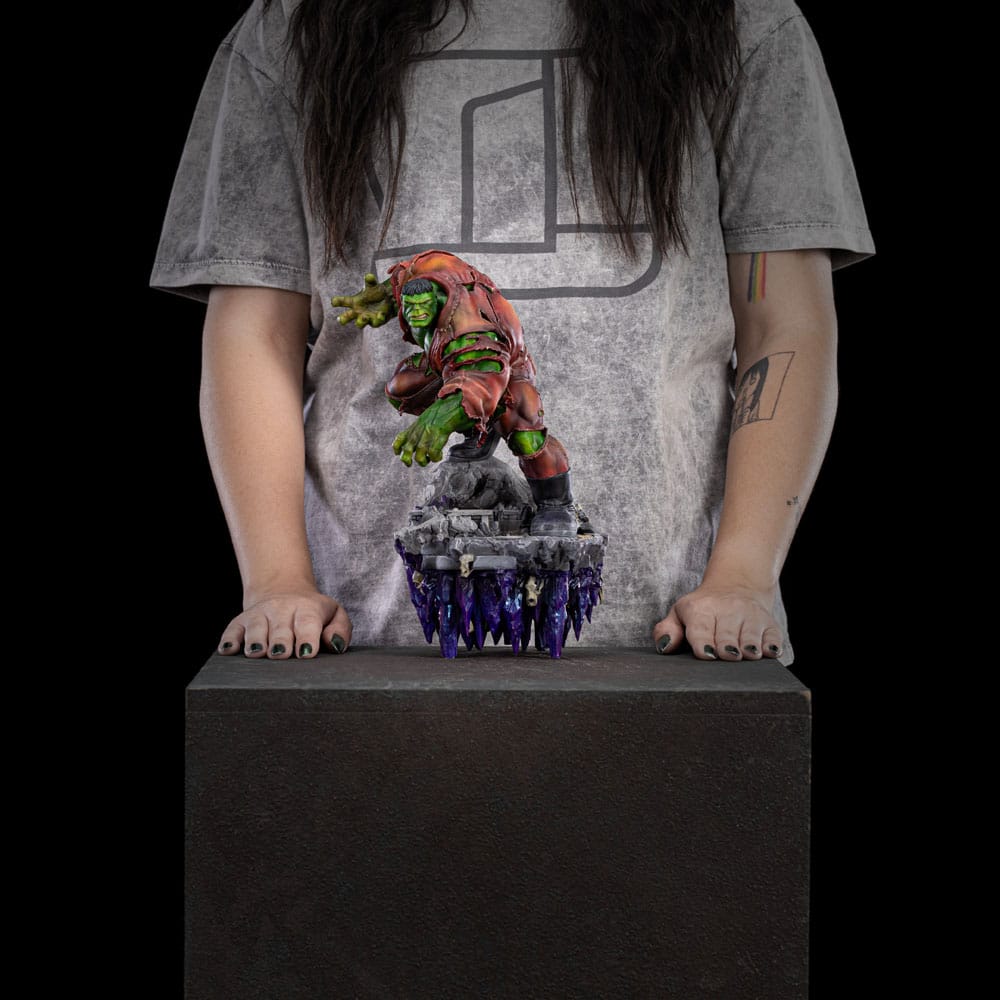 🧪 LAB | SU ORDINAZIONE Marvel BDS Art Scale Statue 1/10 Infinity Gauntlet Hulk Deluxe Diorama 32 cm