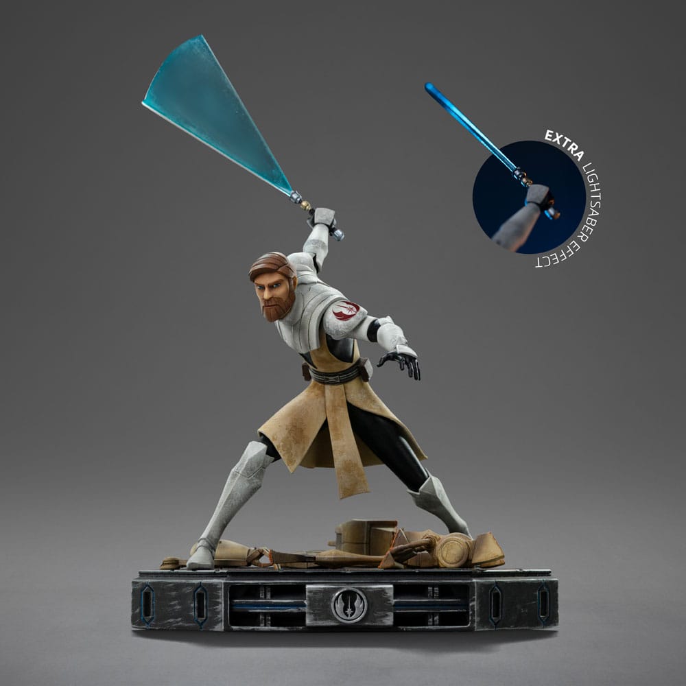🧪 LAB | SU ORDINAZIONE Star Wars Deluxe Art Scale Statue 1/10 Obi-Wan Kenobi 27 cm        