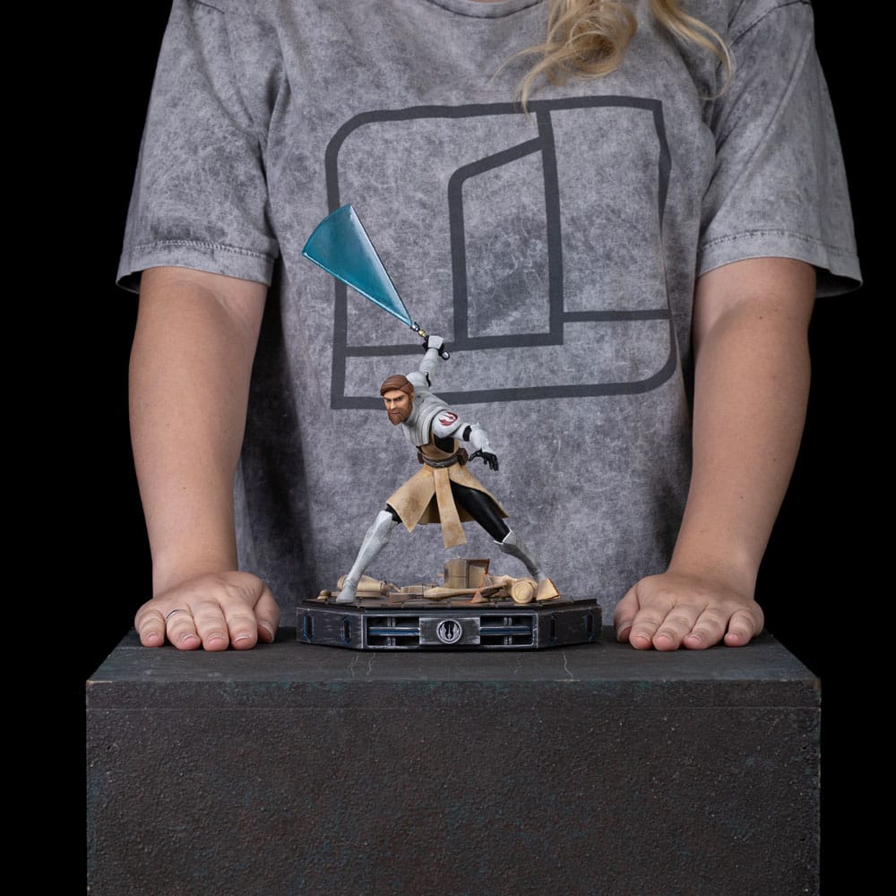 🧪 LAB | SU ORDINAZIONE Star Wars Deluxe Art Scale Statue 1/10 Obi-Wan Kenobi 27 cm        