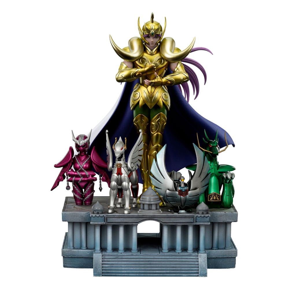 🧪 LAB | SU ORDINAZIONE Saint Seiya Art Scale Statue 1/10 Aries Mu Deluxe 27 cm