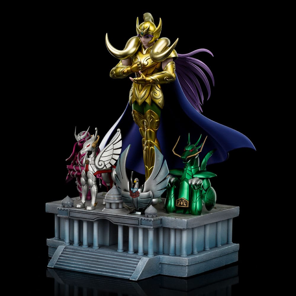 🧪 LAB | SU ORDINAZIONE Saint Seiya Art Scale Statue 1/10 Aries Mu Deluxe 27 cm