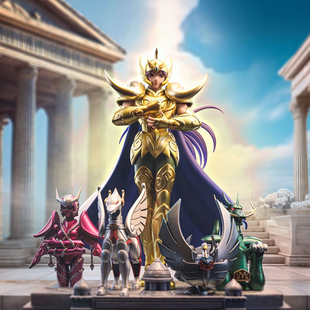 🧪 LAB | SU ORDINAZIONE Saint Seiya Art Scale Statue 1/10 Aries Mu Deluxe 27 cm