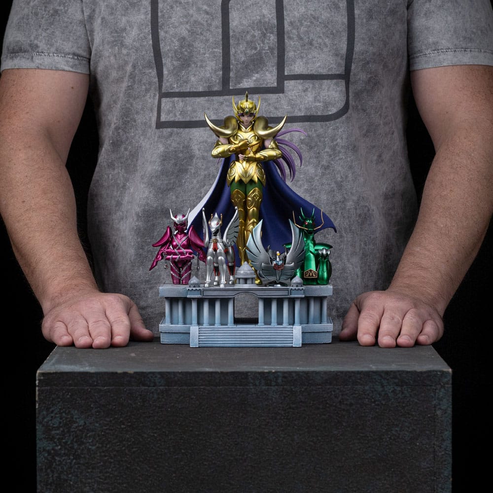 🧪 LAB | SU ORDINAZIONE Saint Seiya Art Scale Statue 1/10 Aries Mu Deluxe 27 cm