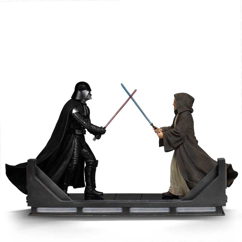 🧪 LAB | SU ORDINAZIONE Star Wars Deluxe Art Scale Statue 1/10 Darth Vader Vs Obi-Wan Kenobi (CCXP Exclusive 2025) 24 cm