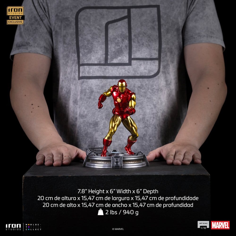 🧪 LAB | SU ORDINAZIONE Marvel Art Scale Statue 1/10 Iron Man (CCXP Exclusive 2025) 20 cm  