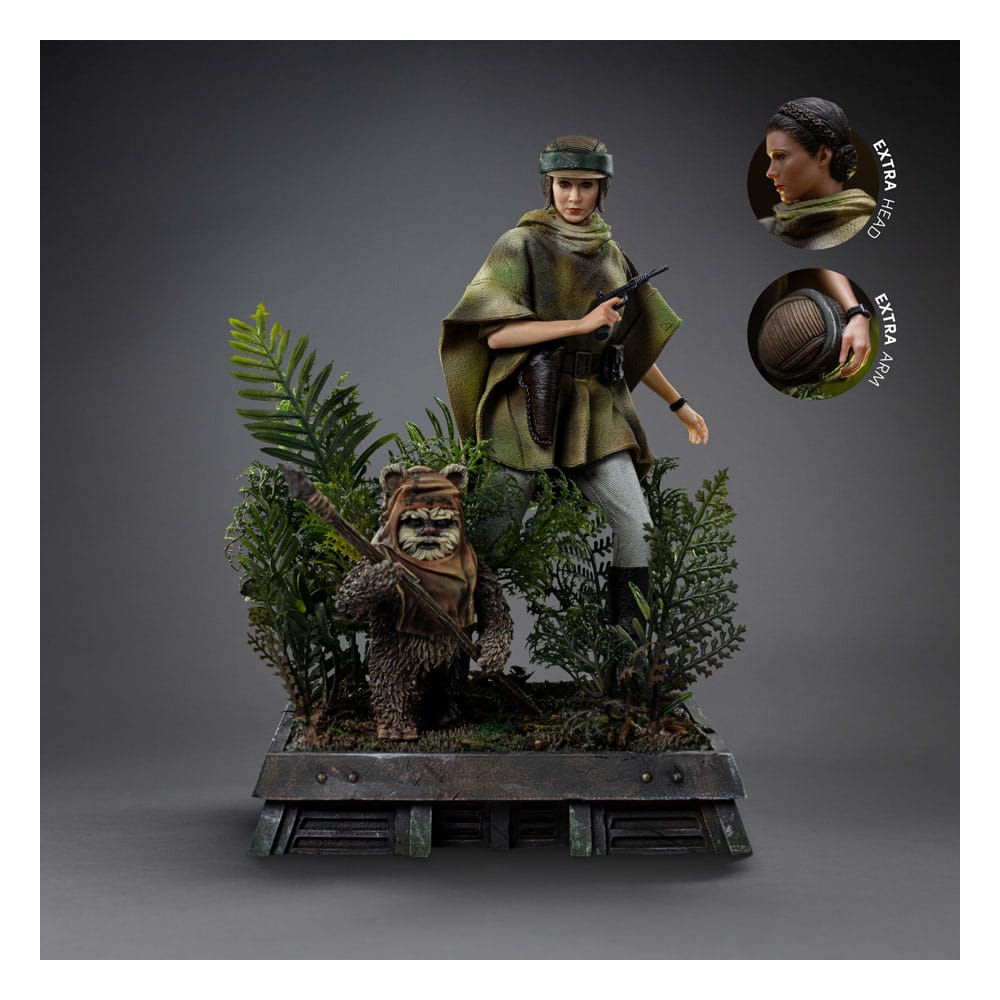 PREORDER+ 09/2026 Star Wars Episode VI Art Scale Statue 1/10 Leia and Wicket 21 cm (PREORDER NON-CANCELLABLE)
