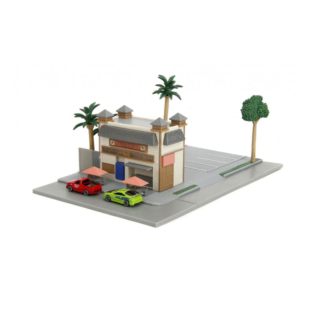 SU ORDINAZIONE Fast & Furious Nano Metalfigs Nano Scene Toretto´s Café
