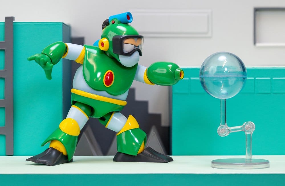 🧪 LAB | SU ORDINAZIONE Mega Man Action Figure Bubble Man 11 cm