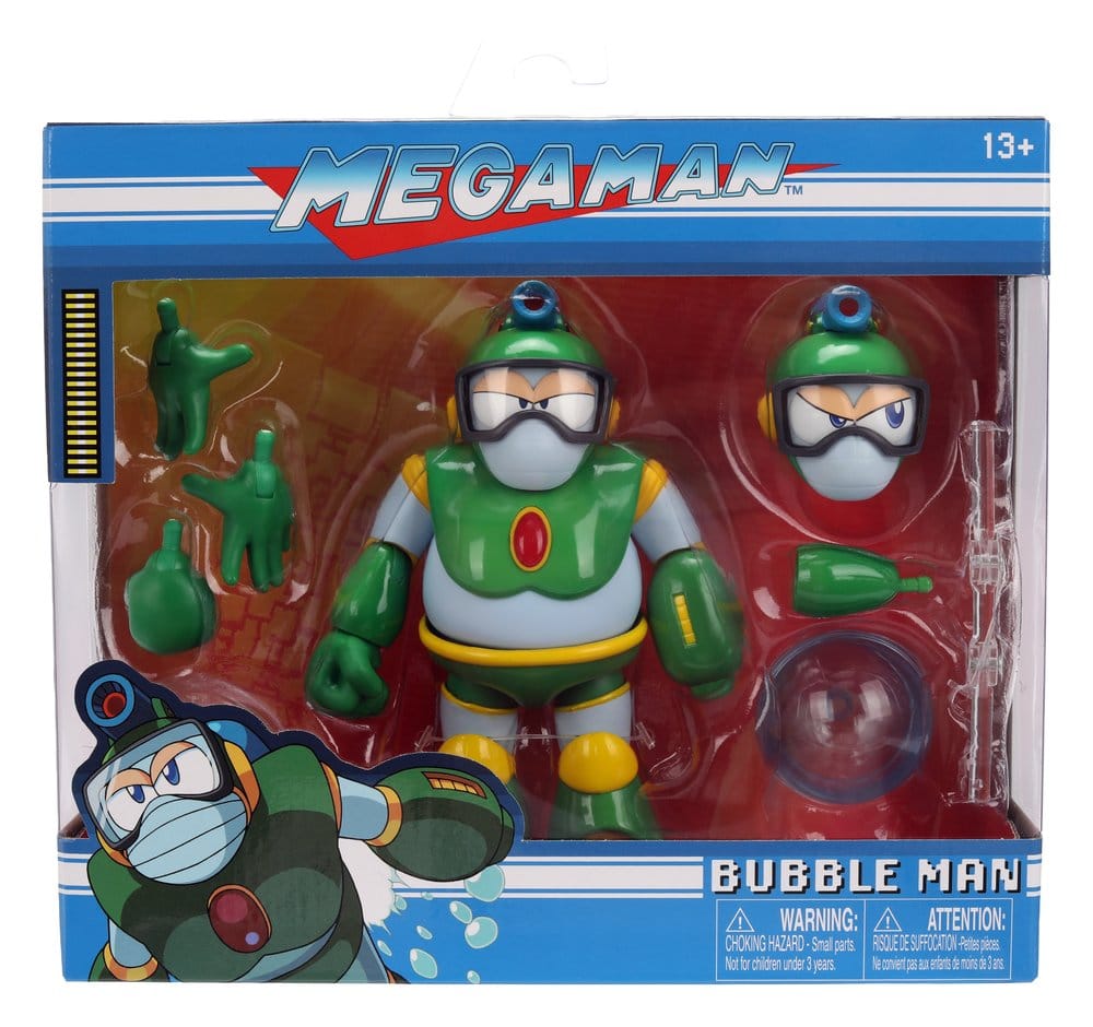 🧪 LAB | SU ORDINAZIONE Mega Man Action Figure Bubble Man 11 cm