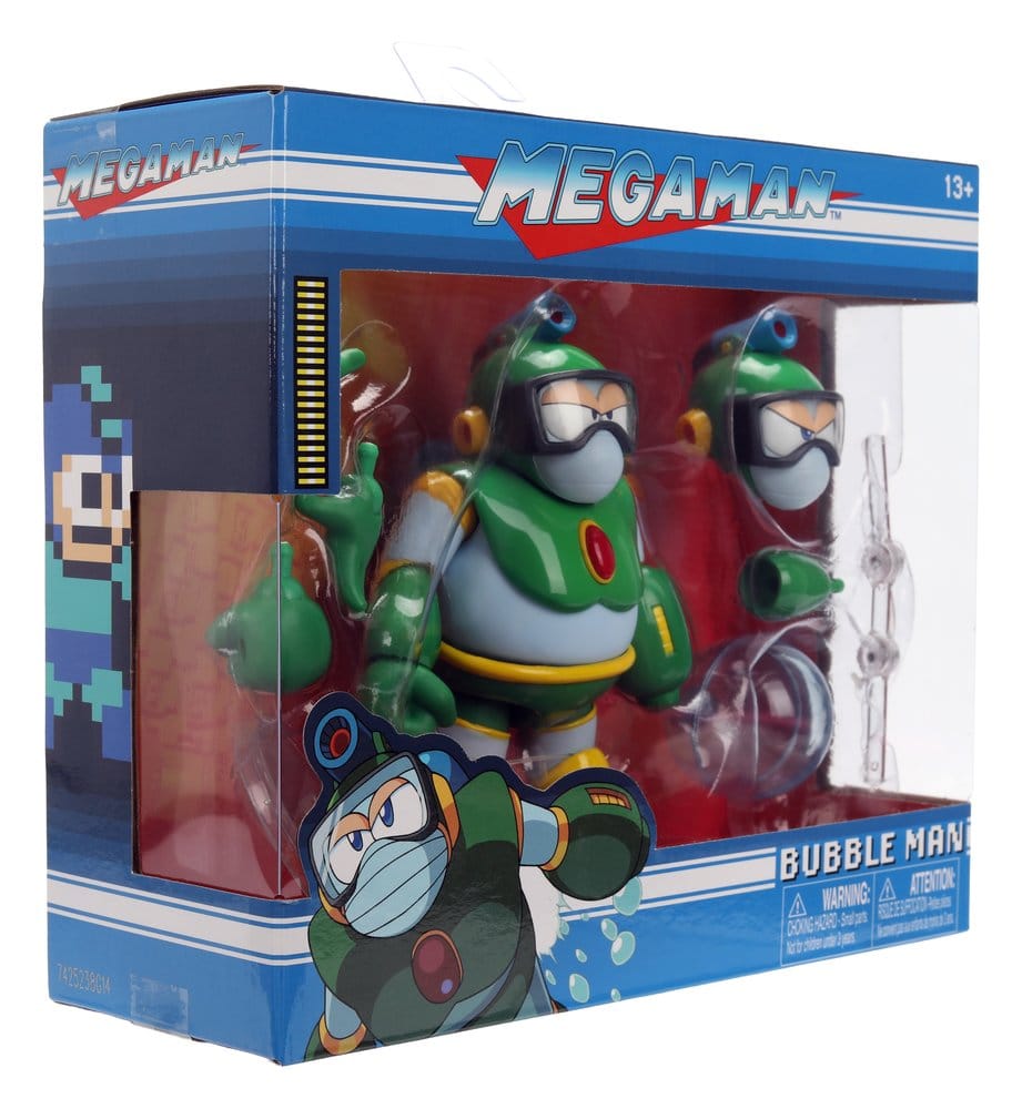 🧪 LAB | SU ORDINAZIONE Mega Man Action Figure Bubble Man 11 cm