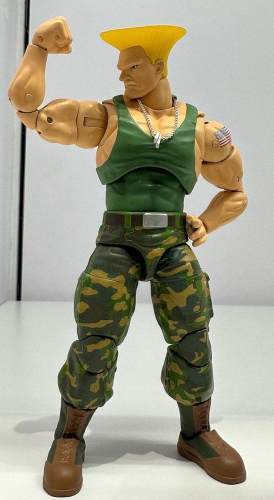 SU ORDINAZIONE Ultra Street Fighter II: The Final Challengers Action Figure 1/12 Guile 15 cm