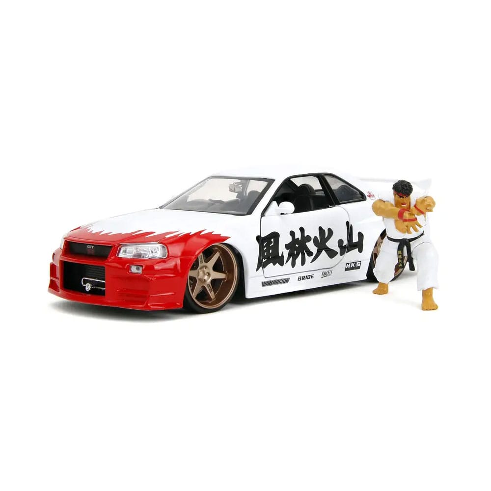 MADE TO ORDER Street Fighter Diecast Model 1/24 Nissan Skyline GTR SOLD OUT