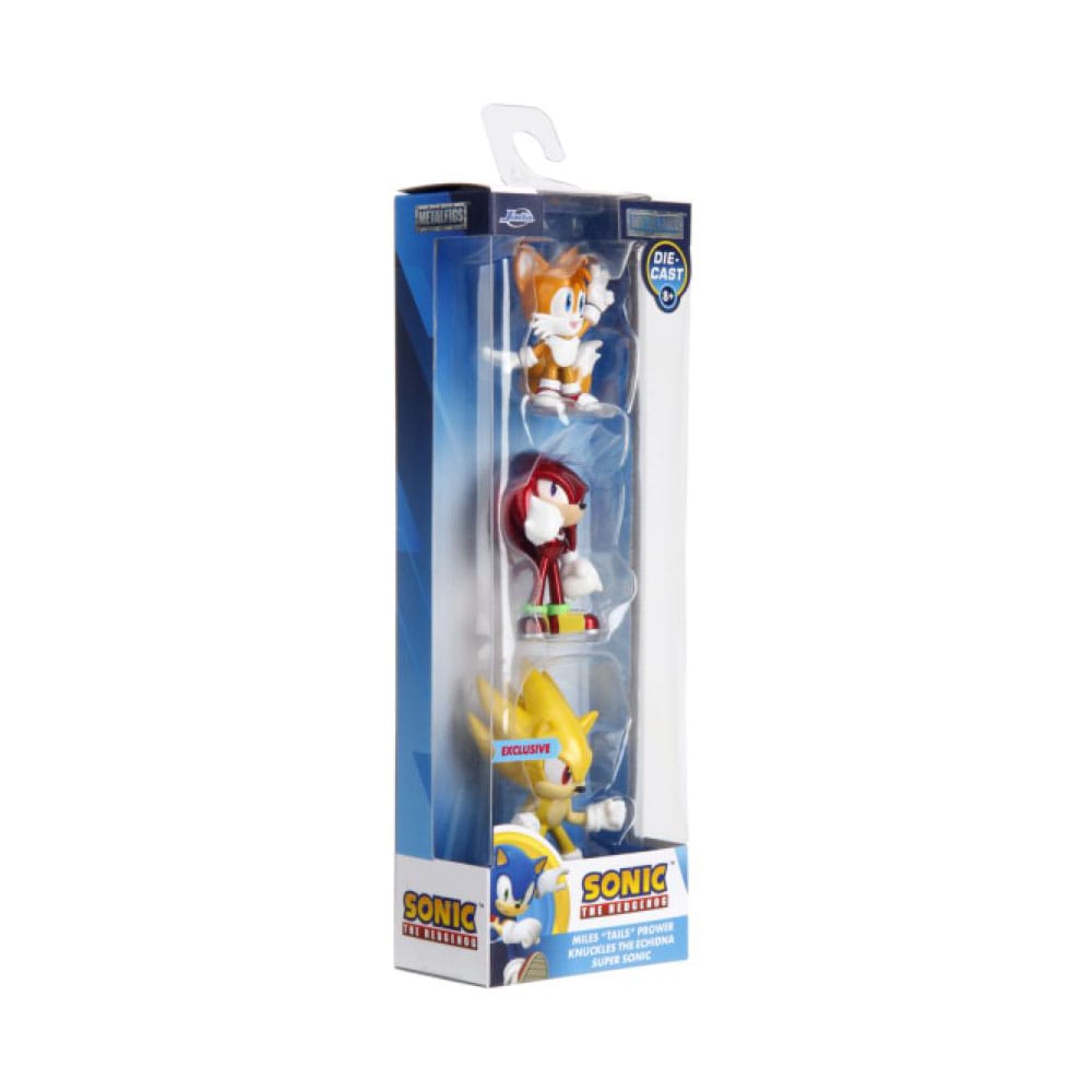 🧪 LAB | SU ORDINAZIONE Sonic the Hedgehog Nano Metalfigs Diecast Mini Figures 3-Pack 5 cm 