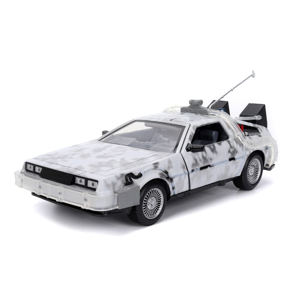 MADE TO ORDER Back to the Future Diecast Model 1/24 Time Machine Frost