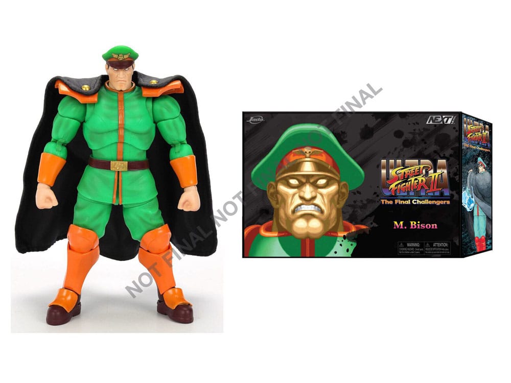 🧪 LAB | SU ORDINAZIONE Ultra Street Fighter II: The Final Challengers Action Figure 1/12 M. Bison Deluxe 15 cm   